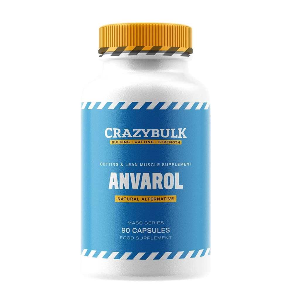 CrazyBulk Anvarol – Mass Series – Cutting &amp; Lean Muscle Supplement – 90 Capsules