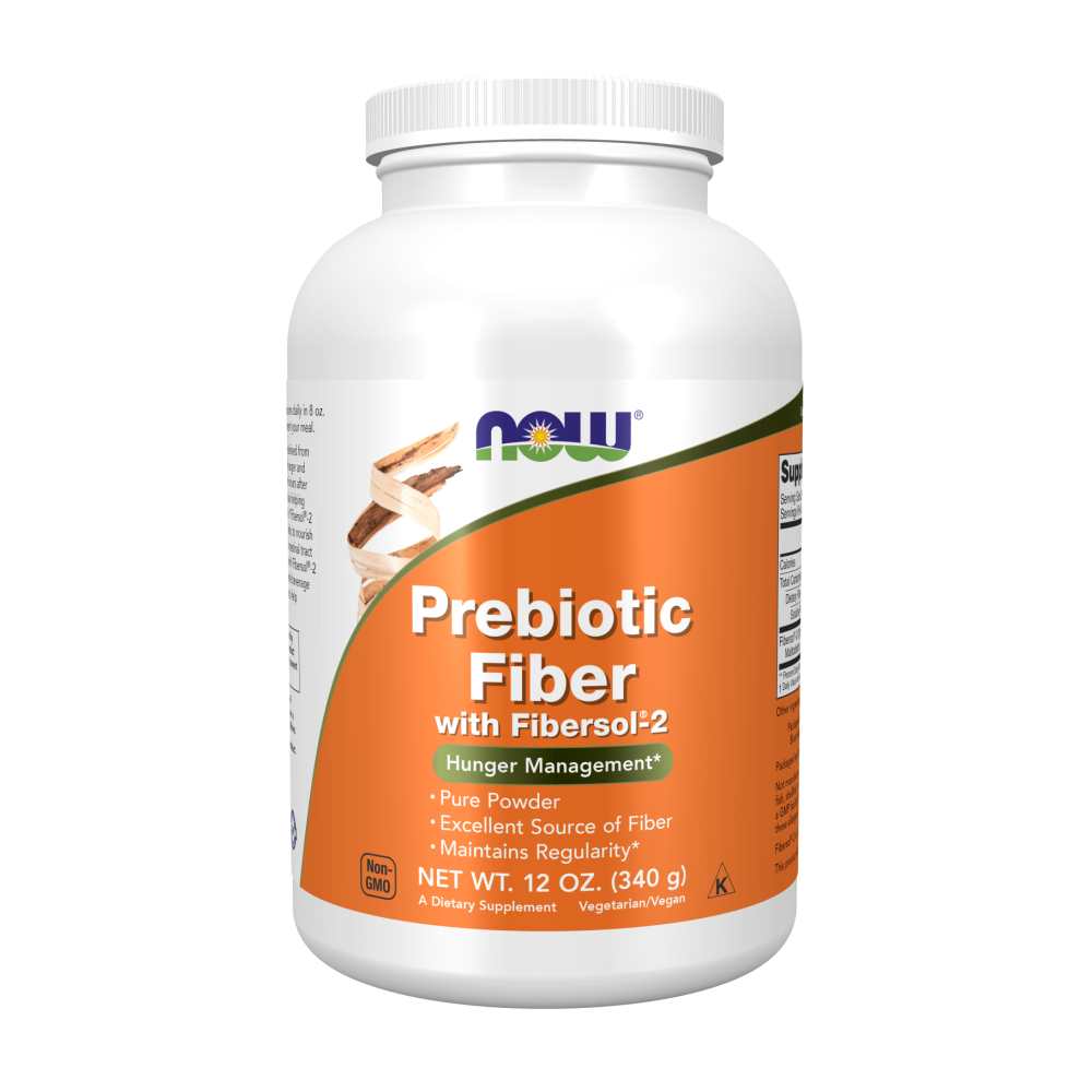 Now Foods Prebiotic Fiber Powder – 340g – Maintains Regularity &amp; Supports Gut Health