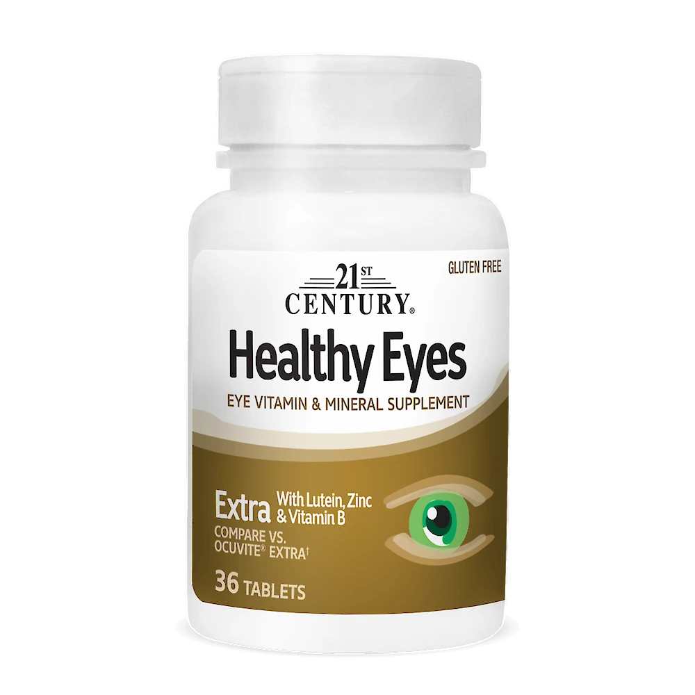 21st Century Healthy Eyes Extra with Lutein, Zinc &amp; Vitamin B 36 Tabs