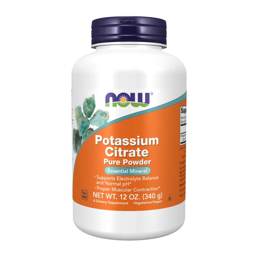 Now Foods Potassium Citrate Pure Powder – 12 Oz – Electrolyte Balance &amp; P H Support