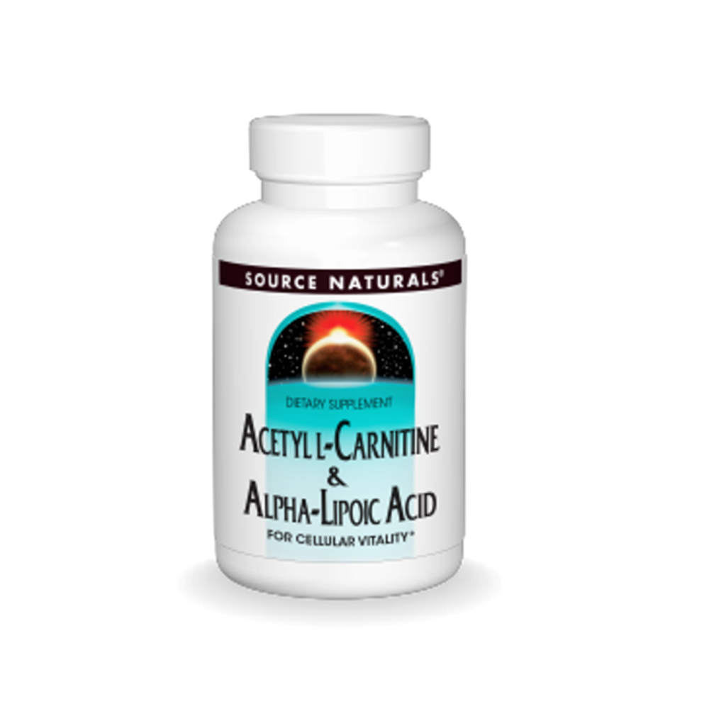 Source Naturals Acetyl L-Carnitine &amp; Alpha-Lipoic Acid