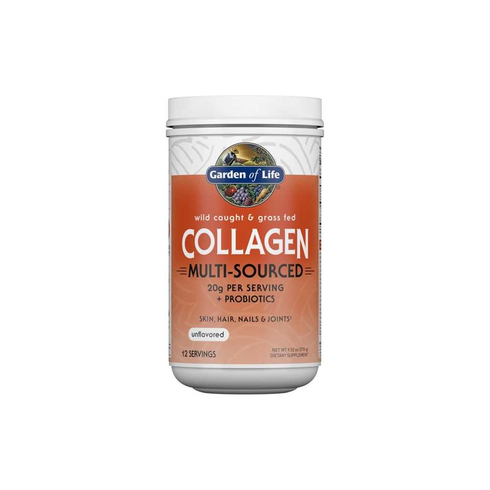 Garden of Life Wild Caught &amp; Grass Fed Collagen Multi-Sourced - 9.52 Oz Powder