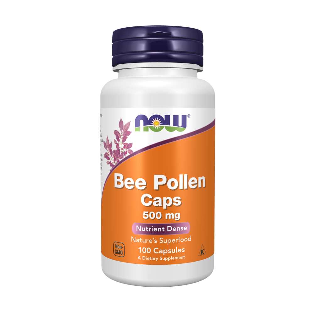Now Foods Bee Pollen 500 Mg – 100 Capsules