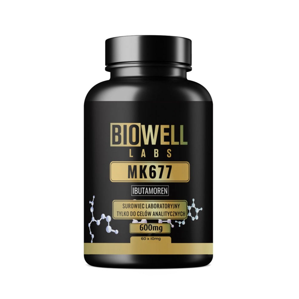 Biowell Labs Mk-677 Ibutamoren 600mg – Advanced Muscle &amp; Growth Support Supplement