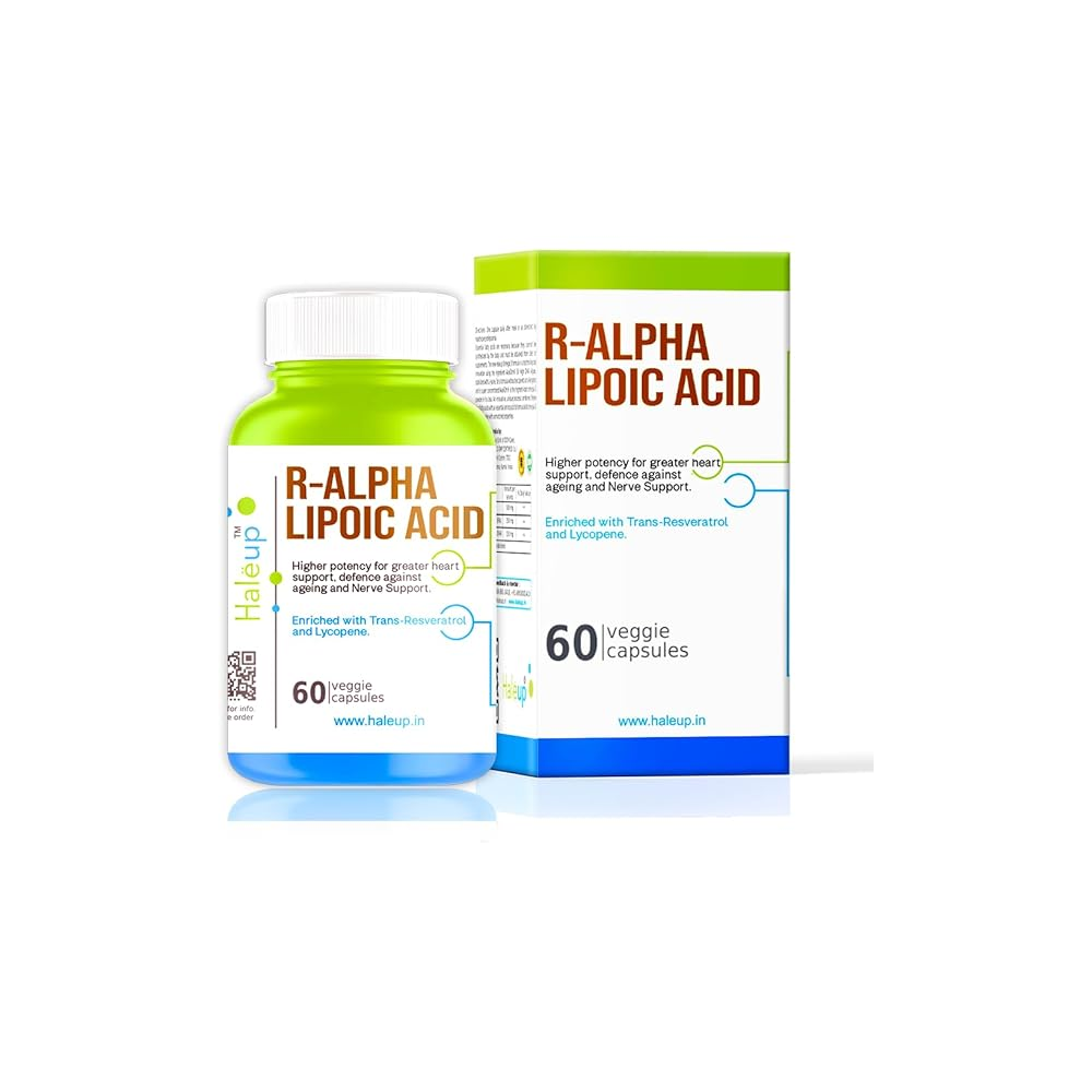 HALEUP Alpha Lipoic Acid 300MG Enriched with Lycopene &amp; Trans-Resveratrol