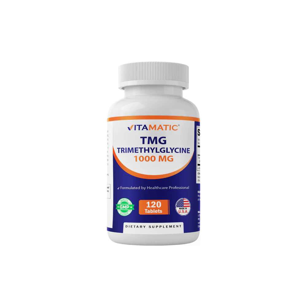 Vitamatic TMG Supplements 1000mg - 120 Vegetarian Tablets