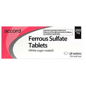 Ferrous Sulphate 200mg 28 tablets For oral use