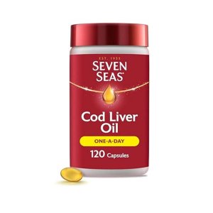 Seven Seas Pure Cod Liver Oil 120 capsules