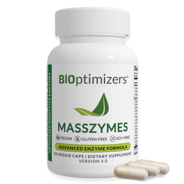 BIOptimizers MassZymes Advanced Enzyme Formula 4.0 - 30 Veggie Caps
