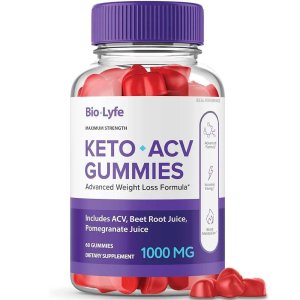 Bio-Lyfe Maximum Strength Keto Acv Gummies, Advanced Weight Loss Formula, 1000mg, Includes Acv, Beet Root Juice &amp; Pomegranate Juice, 60 Gummies, Dietary Supplement