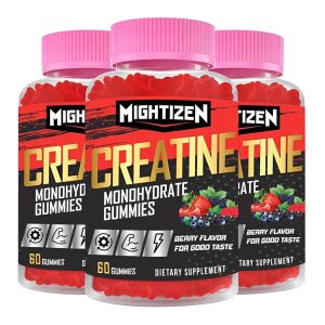 Mightizen Creatine Monohydrate Gummies – for Men &amp; Women – 60 Gummies