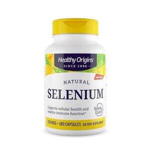 Healthy Origins Natural Selenium 200mcg – SelenoExcell® for Cellular Health &amp; Immune Support Dietary Supplement | 180 Capsules | Since 1996