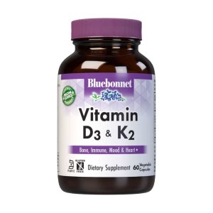 Bluebonnet Nutrition Vitamin D3 &amp; K2 60 Caps