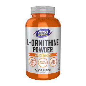 Now Sports L-Ornithine Powder – Nitric Oxide &amp; Recovery Support – 227g