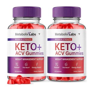 Metabolix Labs Keto+ Acv Gummies Maximum Strength | Weight Management Support | Fat Burn &amp; Energy Boost | Ketosis Formula | 60 Gummies