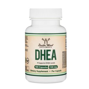 Double Wood Supplements DHEA 100mg – Supports Hormonal Balance &amp; Vitality | 180 Capsules