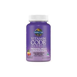 Garden of Life Vitamin Code Prenatal with Iron &amp; Folate 90 Gummies