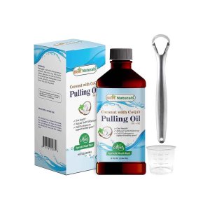 Best Naturals Coconut Oil Pulling with Vitamin D3, E, K2 &amp; COQ10-8 Fl OZ
