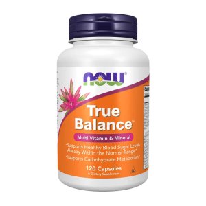 Now Foods True Balance Multi Vitamin &amp; Mineral – Blood Sugar &amp; Metabolism Support – 120 Capsules