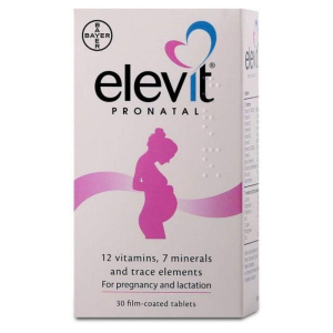Elevit Pronatal - Prenatal &amp; Postnatal Multivitamin for Pregnancy &amp; Lactation - 30 Tablets