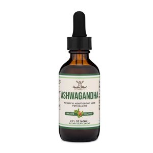 Double Wood Ashwagandha – Organic Liquid Adaptogen for Stress &amp; Calm | 2 Fl Oz (60 M L)