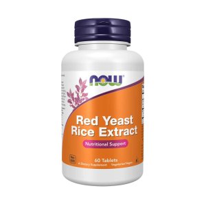 Now Foods Red Yeast Rice Extract – Nutritional Support – Non-Gmo Vegan Tablets – 60 Count