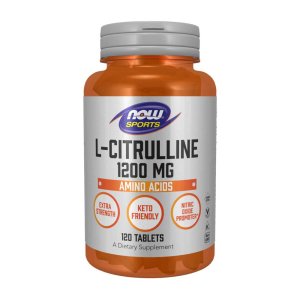 Now Sports L-Citrulline Extra Strength 1200 Mg – Nitric Oxide &amp; Endurance Support – 120 Tablets