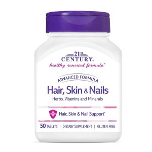 21st Century Hair, Skin &amp; Nails - Advanced Formula 50 Tabs