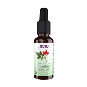 Now Foods Rosehip Seed Oil – 100% Pure &amp; Certified Organic – Cold-Pressed Skin Rejuvenating Oil – 30 M L