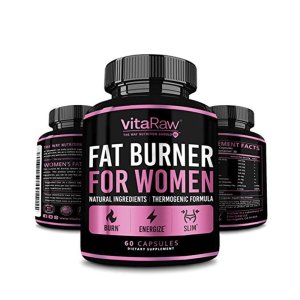VitaRaw The Mar Nutrition Slim Fat Burner for Women – Premium Thermogenic Formula for Energy &amp; Weight Loss 60 Capsules | Dietary Supplement
