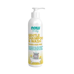 Now Foods Gentle Shampoo &amp; Wash – Fragrance-Free, Sulfate &amp; Talc-Free Formula – 237 M L