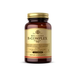 Solgar Megasorb B-Complex “50” 100 Tablets