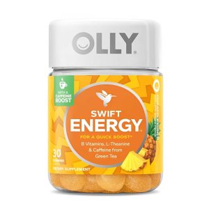 Olly the Caffeine Boost – Swift Energy with B Vitamins, L-Theanine &amp; Green Tea Caffeine, 30 Gummies