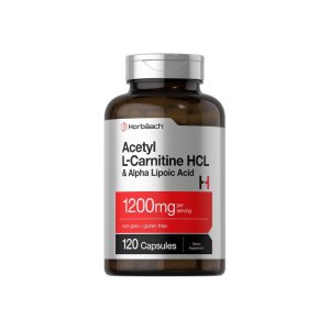 Horbäach Acetyl L-Carnitine Hcl &amp; Alpha Lipoic Acid 1200mg per Serving | 120 Capsules
