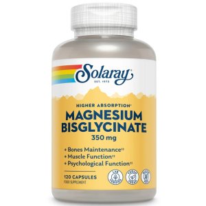 Solaray Magnesium Bisglycinate 350mg - Bone &amp; Muscle Support