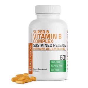 Bronson Vitamins Vitamin B Complex Sustained Release 60 Tabs