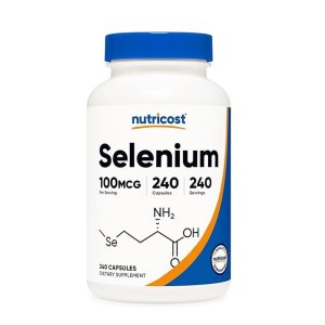 Nutricost Selenium 100mcg – Supports Immune &amp; Thyroid Health 240 Capsules | Dietary Supplement