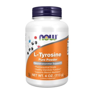 Now Foods L-Tyrosine Pure Powder – 113g – Mental Alertness &amp; Neurotransmitter Support