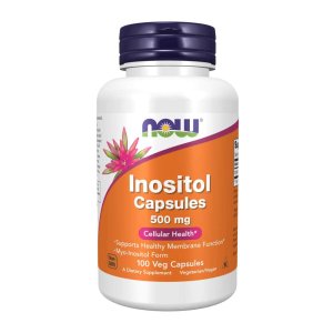 Now Foods Inositol Capsules 500 Mg – Myo-Inositol for Cellular &amp; Membrane Health – 100 Veg Capsules