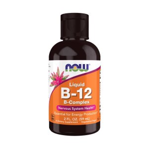 Now Foods Liquid B-12 B-Complex – Energy &amp; Nerve Health – 2 Fl Oz (59 M L)
