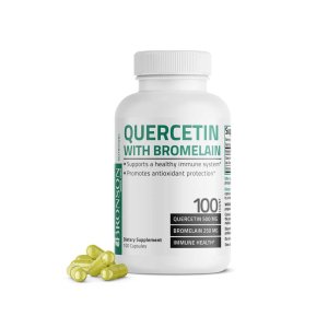Bronson Vitamins Quercetin &amp; Bromelain - 100 Capsules