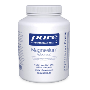 Pure Encapsulations Magnesium Glycinate - Stress Relief, Sleep &amp; Heart Health Supplement | Gluten-Free &amp; Non-GMO
