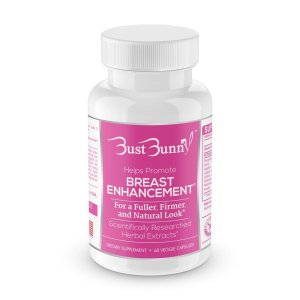 Bust Bunny - Breast Enhancement Supplement | Natural Herbal Formula for Fuller &amp; Firmer Look | 60 Veggie Capsules
