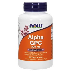 Now Foods Alpha Gpc 300mg – Cognitive Support &amp; Bioavailable Choline, 60 Veg Capsules