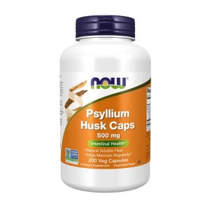 Now Foods Psyllium Husk Capsules – Intestinal Health &amp; Natural Digestive Support | 200 Count