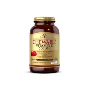 Solgar Vitamin C 500 Mg Chewable 90 Tablets – Cran Raspberry Flavor