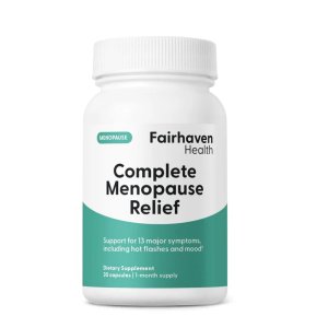 Fairhaven Health Complete Menopause Relief – Supports 13 Major Symptoms Including Hot Flashes &amp;amp; Mood Swings | 30 Capsules, 1-Month Supply
