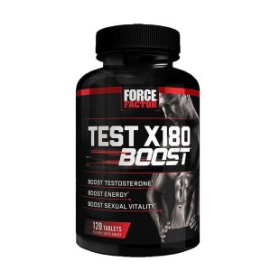 Force Factor Test X180 Boost - Testosterone &amp; Energy Support - 120 Capsules - Dietary Supplement