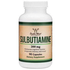 Double Wood Sulbutiamine – 200mg Cognitive &amp; Memory Support (90 Capsules)