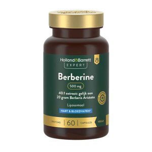 Holland &amp; Barrett Berberine 500mg – Liposomal Formula for Heart &amp; Circulation – 60 Capsules